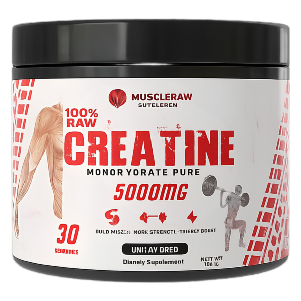 Muscle Raw, Creatine Monohydrate, 150g, 30 Servings