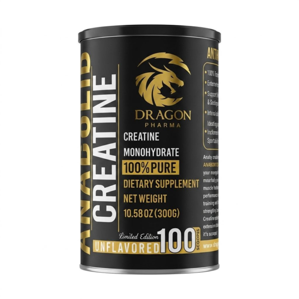 Dragon Pharma Creatine Monohydrate 300g | 100 Servings