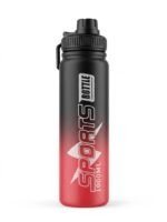 Sport Shaker 1000ml - Red & Black | Large Gym Water Bottle