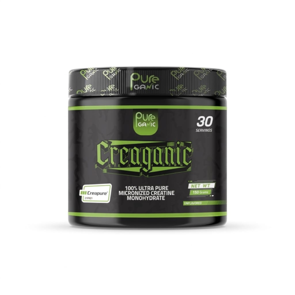 Pure Ganic Creaganic 100% Ultra Pure Micronized Creatine Monohydrate | 30 Servings