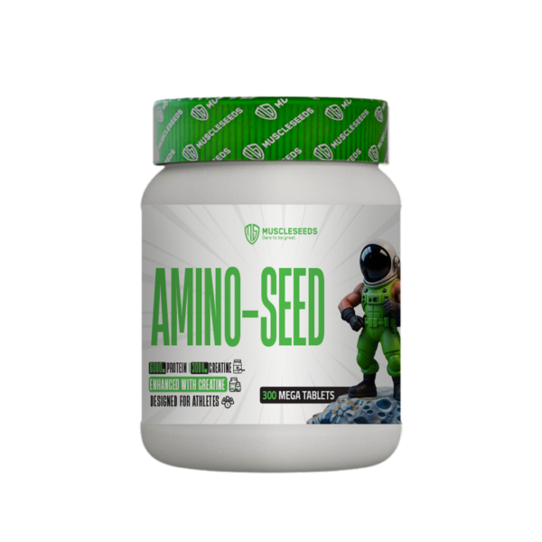 Muscle Seeds Amino-Seed Enhanced with Creatine | 300 Mega Tablets