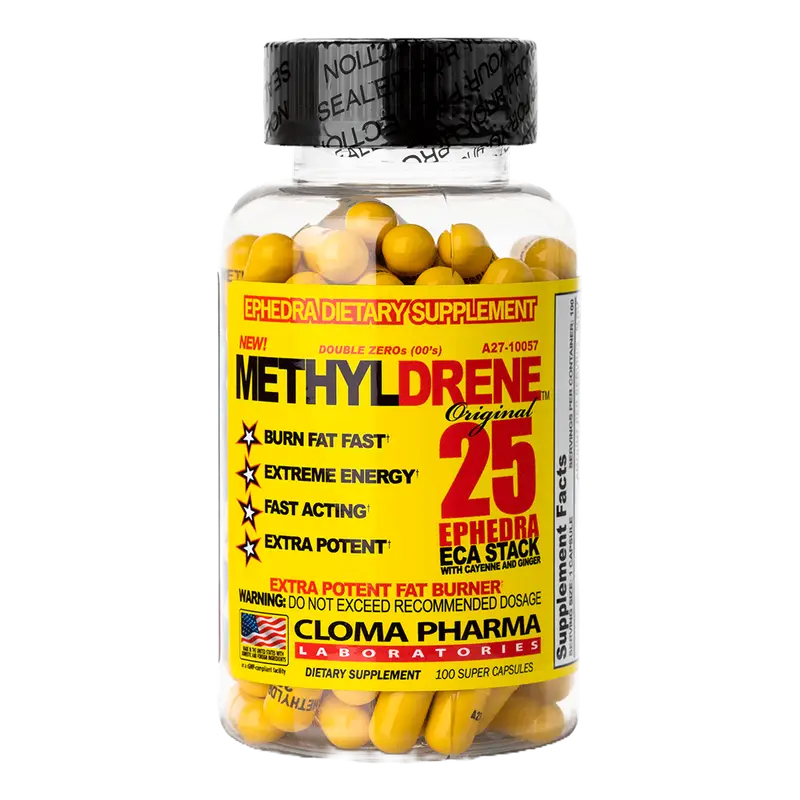 Cloma-Pharma-Methyledrene-100-Capsules-100-Serving.webp Cloma Pharma, Methyledrene, 100 Capsules, 100 Servings - Image 1