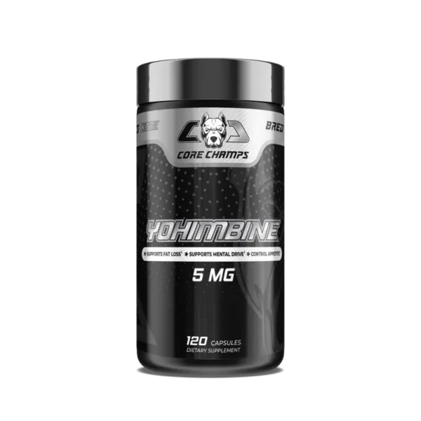 Core Champs, YOHIMBINE HCL, 5mg, 120 Capsules, 120 Servings
