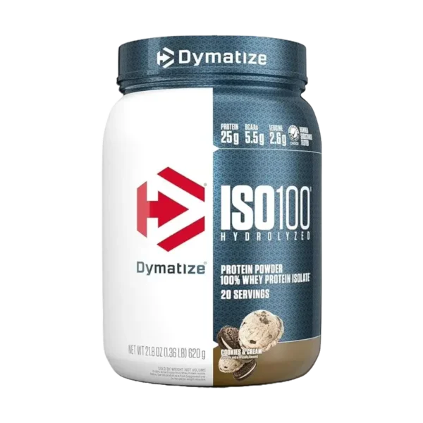 Dymatize ISO100 Hydrolyzed Whey Protein Isolate 650g | Fast-Absorbing Whey Protein