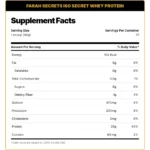 FARAH SECRETS, ISO SECRET WHEY PROTEIN, 2.3kg, 77 Servings - Image 2