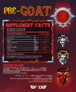 Evolve Pre-Goat Hardcore Pre-Workout | 40 Servings - Image 2
