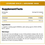 Kevin Levrone Gold L-Arginine 1000 | 120 Tablets - Image 2