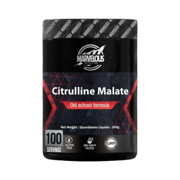 Marvelous Nutrition Citrulline Malate, 100 Servings | Nitric Oxide & Muscle Pump Formula