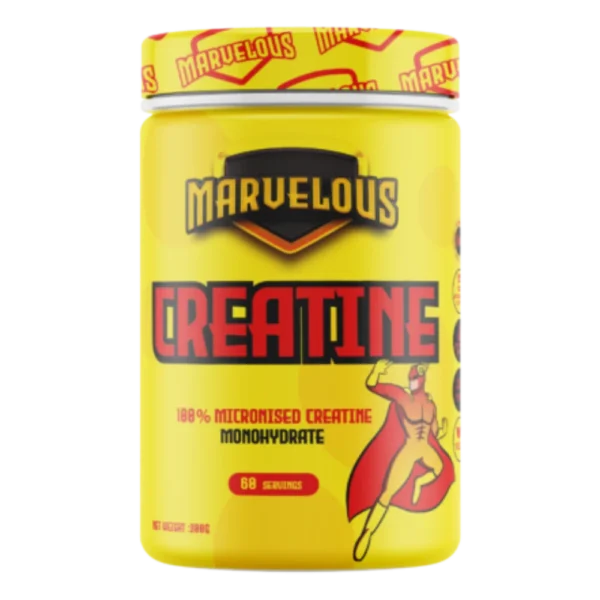 Marvelous Nutrition, Creatine Monohydrate, Unflavored, 300G, 68 Serving