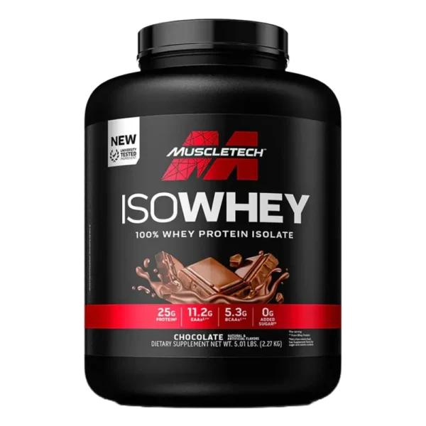 MuscleTech IsoWhey 2.27kg – Whey Protein Isolate for Lean Muscle Growth & Recovery