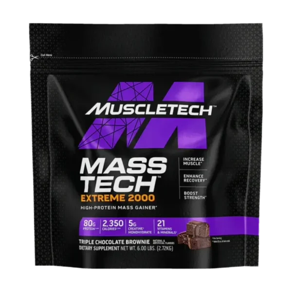 MuscleTech Mass Tech Extreme 2000 Mass Gainer - 2.72kg (5 Servings)