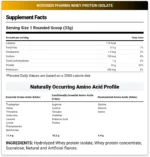 Novogen Pharma Whey Isolate 1kg (30 Servings) | 24g Whey Protein Isolate - Image 2