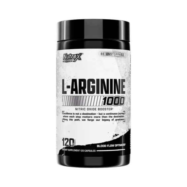 Nutrex Research L-Arginine 1000 | 120 Capsules | 60 Servings
