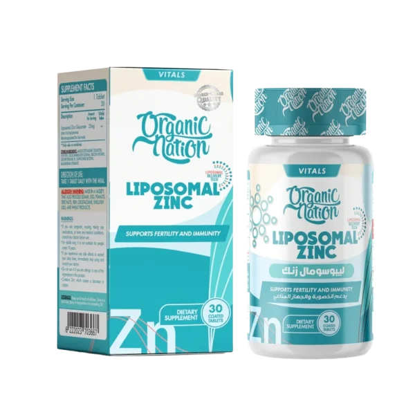 Organic Nation, Liposomal Zinc Gluconate, 30 Tablets, 30 Servings