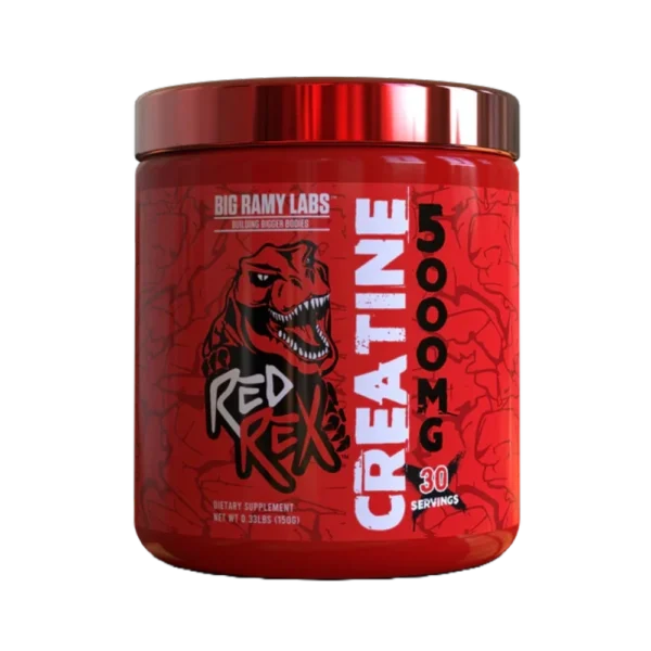 Red Rex Creatine Monohydrate Unflavored 150g | 30 Servings for Strength, Power & Recovery