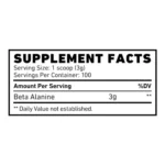 Skeleton Nutrition Beta Alanine 360g | 100 Servings - Image 2