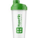 HyperFit Clear Shaker 600ml | Gym Protein Shaker Bottle