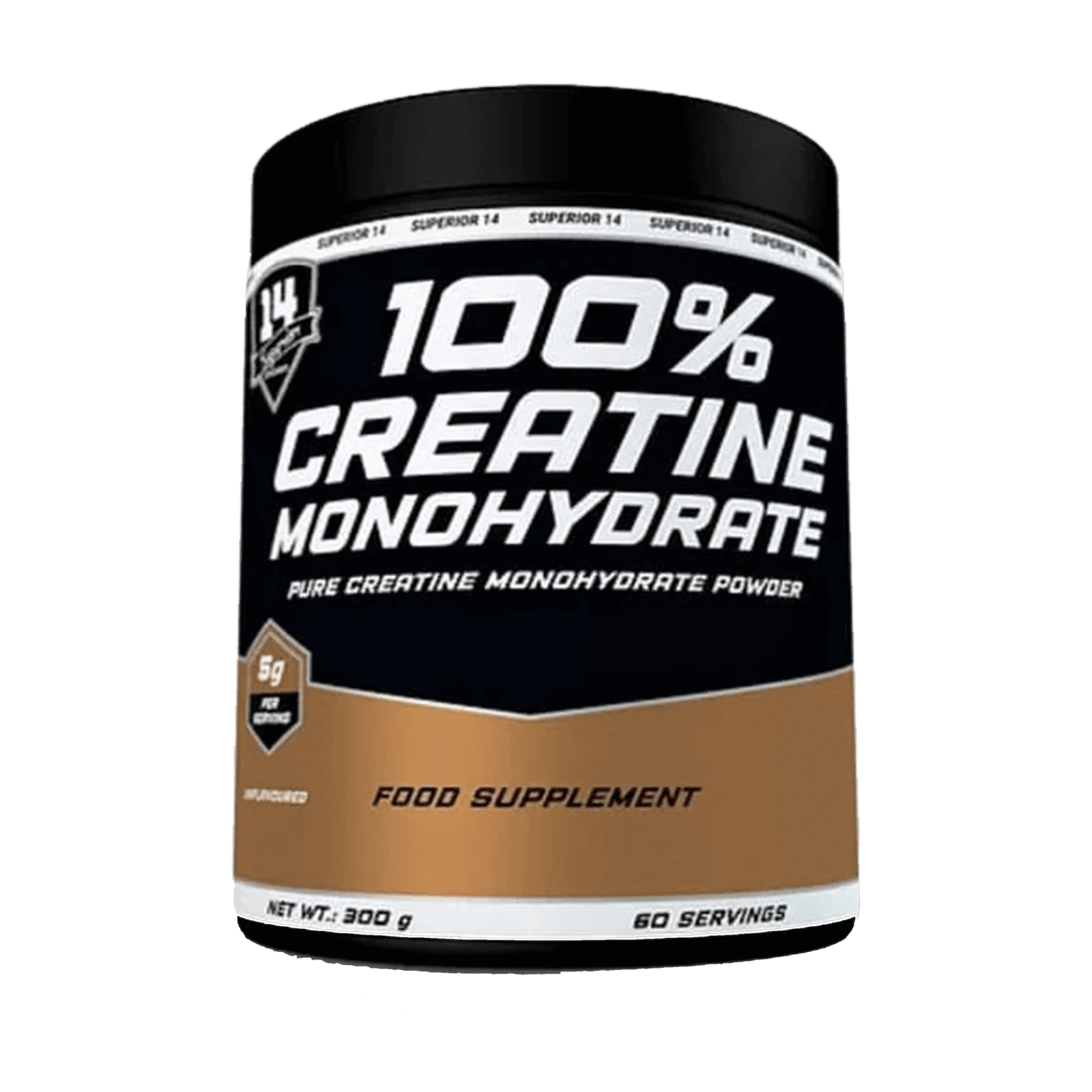 suprieor-14-pure-1-scaled-1.png Superior 14 100% Creatine Monohydrate Unflavoured 300g | 60 Servings for Strength & Performance - Image 1