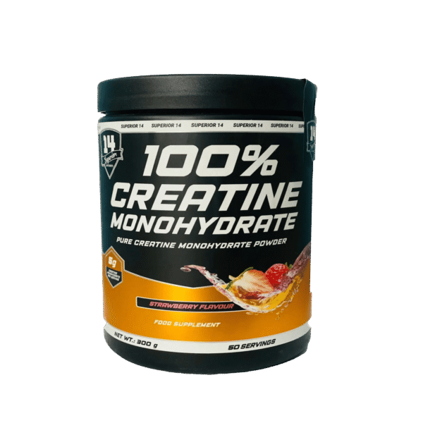 Superior14 Creatine Monohydrate Flavored Strawberry 300g | 50 Servings for Strength & Performance