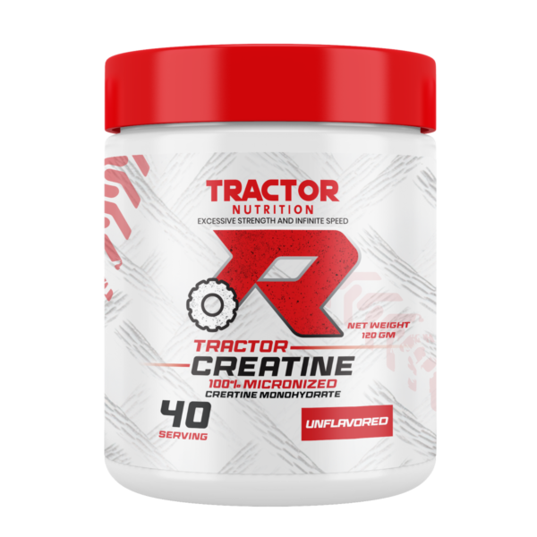 Tractor Nutrition Creatine Monohydrate | 40 Servings | 100% Micronized Creatine
