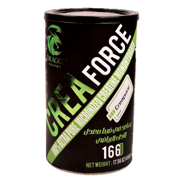 Dragon Pharma CreaForce Creatine Monohydrate 500g (166 Servings) | Creapure® for Strength & Performance