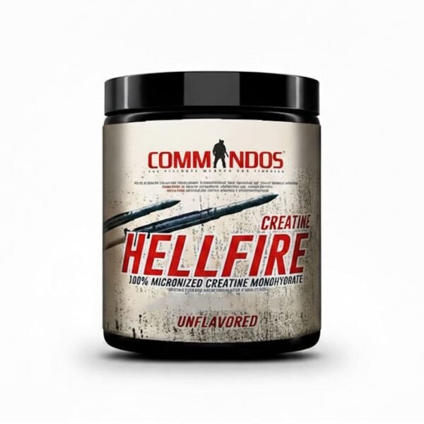 Commandos Nutrition Hellfire Creatine 40 Servings | Micronized Creatine Monohydrate