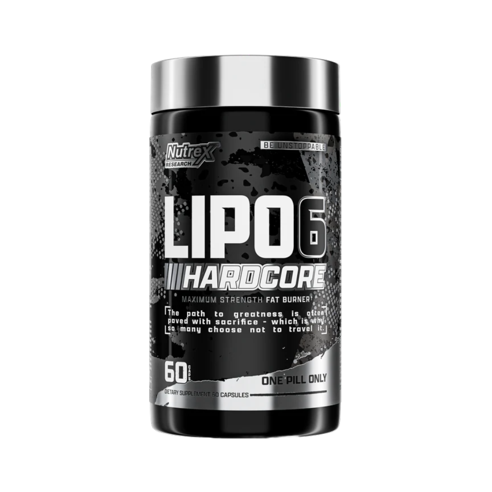 Nutrex-Research-Lipo-6-Hardcore-60-Capsules-60-Servings Nutrex Research, Lipo-6 Hardcore, 60 Capsules, 60 Servings - Image 1